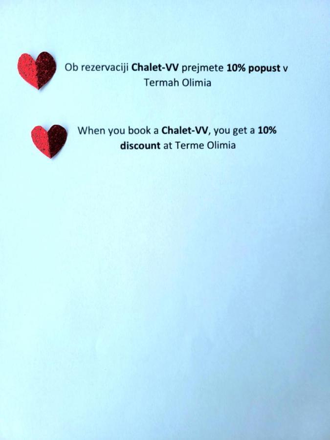 Chalet -Vv Podčetrtek Eksteriør billede
